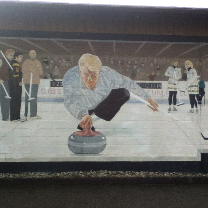 Gibsons Curling Club Mural - Gibsons, BC